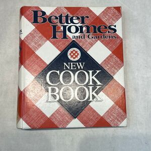 Vtg 1997 Better Homes and Gardens Cookbook Red Checkered Checked Recipe Binder